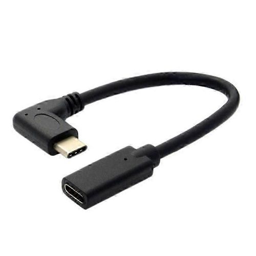 Cble d'extension coud mle  femelle Type-C USB3.1 Cble d'extension de donnes audio et vido USB-C complet 20cm JP