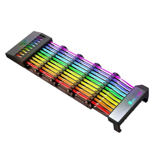 cble d'extension rvb PSU, pont arc-en-ciel, pour cble ATX 24 broches, MOD Symphony Line, 5V, rvb arc-en-ciel, synchronisation M/B CNIM