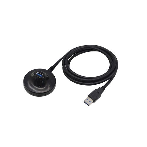 Cble d'extension USB 3.0 avec base Extension USB 3.0 Type A mle vers femelle Cordon de transfert de donnes 5Gbps pour cl USB, lecteur de cartes, disque dur, imprimante(1.5M)