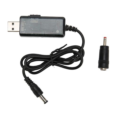 Cble DAmplification Usb 5v  9v 12v Cble DAlimentation Usb Portable Rglable Dc Avec Embout De Connecteur 3,5 X 1,35 Mm Pour Lampe De Table En ventail