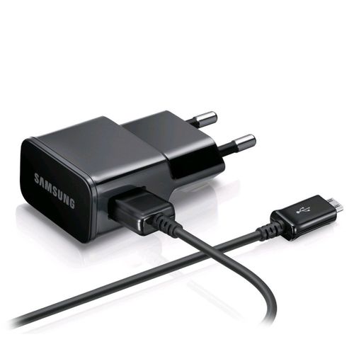 Cable Data Noir Pour Samsung Galaxy S6 Sm-G920f 2.0 Cable De Donnes Usb 1 Bloc D'alimentation 2 A 2000 Mah, Chargeur Microusb Samlb2 Chargement Rapide