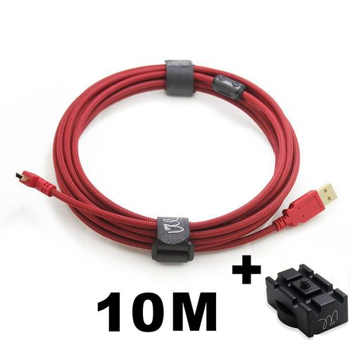 Cble De Camra Numrique Usb2.0,3m5m,Pour Canon 5d2 5d3 1dx 6d2 70d 80d 1d3 600d 700d Nikon D3s D610,Ligne De Prise De Vue Vers Ordinateur - Type Ca-103-10m-Clamp-Red