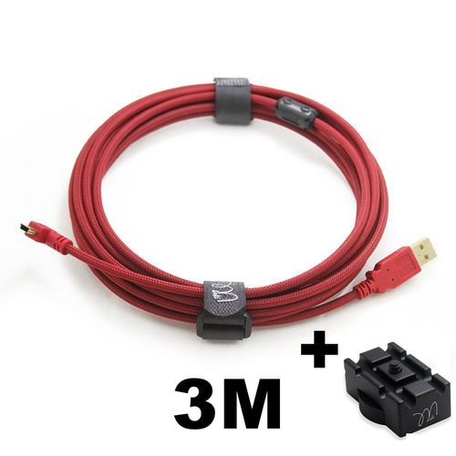Cble De Camra Numrique Usb2.0,3m5m,Pour Canon 5d2 5d3 1dx 6d2 70d 80d 1d3 600d 700d Nikon D3s D610,Ligne De Prise De Vue Vers Ordinateur - Type Ca-103-3m-Clamp-Red