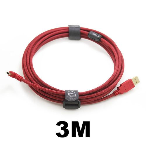 Cble De Camra Numrique Usb2.0,3m5m,Pour Canon 5d2 5d3 1dx 6d2 70d 80d 1d3 600d 700d Nikon D3s D610,Ligne De Prise De Vue Vers Ordinateur - Type Ca-103-3m-Red