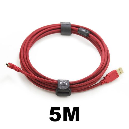 Cble De Camra Numrique Usb2.0,3m5m,Pour Canon 5d2 5d3 1dx 6d2 70d 80d 1d3 600d 700d Nikon D3s D610,Ligne De Prise De Vue Vers Ordinateur - Type Ca-103-5m-Red