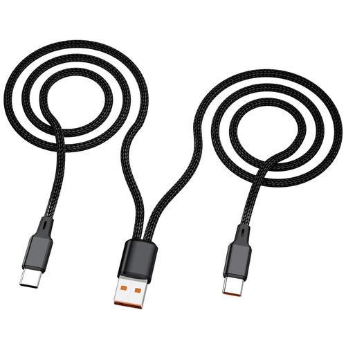 Cble de charge multi-USB C 1,2 m, 2 en 1, double rpartiteur 3 A, chargeur USB C, cble USB A vers double port USB C, compatible avec iPhone 15, iPad Pro/Air, Samsung S24, Google, Android