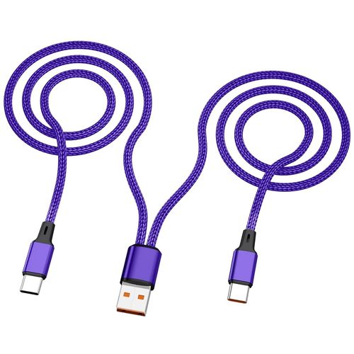 Cble de charge multi-USB C 1,2 m - 2 en 1