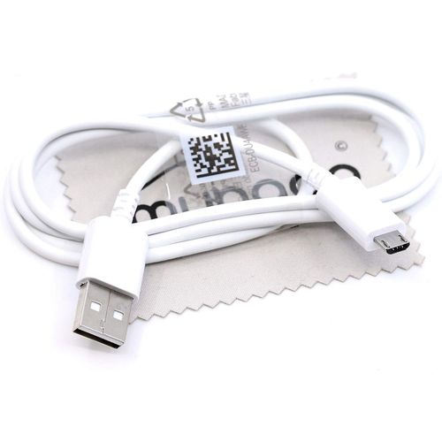 Cble De Charge Pour Samsung Cble De Donnes Pour Samsung Galaxy A3 2016, A5 2016, A7 2016, A7 2018 Cble Donnes Pc Cble De Donnes Usb Micro Usb 1m Avec Chiffon De Nettoyage D'cran Mungoo