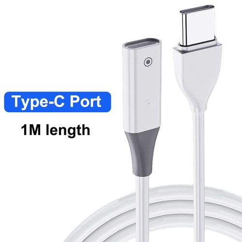 Cble De Charge Usb A/Type-C Mle Vers Femelle Avec Voyant Lumineux,Fil De Chargeur Pour Stylet Apple Gnration 1- Type C 1m-E