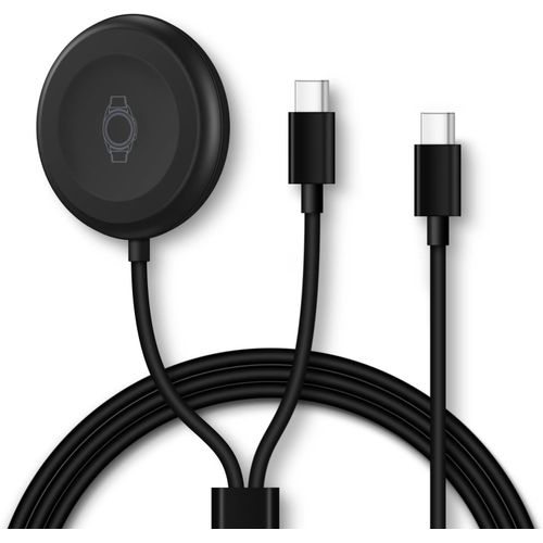 Cble De Charge Usb C Compatible Avec Samsung Galaxy Watch 5 Pro/5/4/3/Active 2/1/Galaxy Watch/Gear Sport/S3,Station De Charge Sans Fil De Type C Pour Galaxy S22/S21/S20/S10Chargeur 2 En 1 De Type C