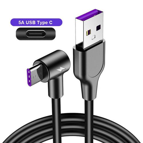 Cble de chargeur Micro USB type C, 5 A, 2m pour tlphone portable, cordon de recharge pour smartphone Android, charge rapide, compatible avec Huawei P40, Mate 30, Xiaomi Redmi