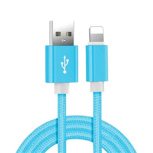 Cble De Chargeur Usb Pour Apple Iphone,Cordon De Ligne De Sparation De Donnes,Apple Iphone 14 13 Mini 12 Pro Max 11 Poly Xs 5 5s Se 6s 7 8 Plus,20cm,1m,2m,3 M - Type Bleu Ciel-1,5m