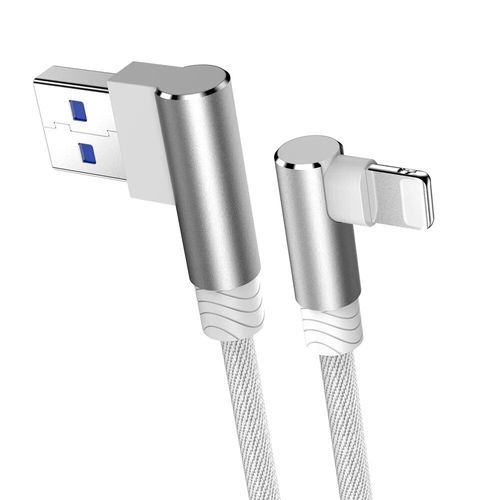 Cble De Chargeur Usb Rsistant  90 Pour Iphone,Charge Rapide D'origine,Fil De Donnes,Iphone 6 6s 7 8 Plus X Poly Xs 11 12 13 14 Pro Max Se Ipad,3m - Type White-3m