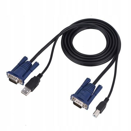 Cble de commutation KVM 1,4 m USB 2.0