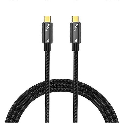 Cble de donnes 100W Type-C vers Type-C compatible Thunderbolt 4, longueur :1m
