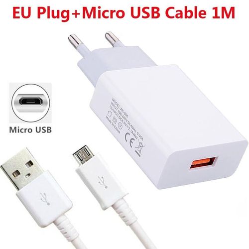 Cble De Donnes Micro Usb De Type C,Chargeur De Tlphone Mural,Prise Pour Oppo A3s,A5,A7,A7x,Ax7,A8,A9,A11,2020,A31,A91,A52,A72,A92,F9,F11,F15 - Type Charger Cable Micro