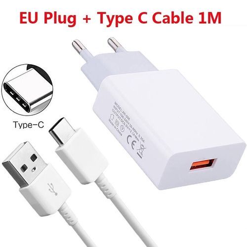 Cble De Donnes Micro Usb De Type C,Chargeur De Tlphone Mural,Prise Pour Oppo A3s,A5,A7,A7x,Ax7,A8,A9,A11,2020,A31,A91,A52,A72,A92,F9,F11,F15 - Type Charger Cable Type C