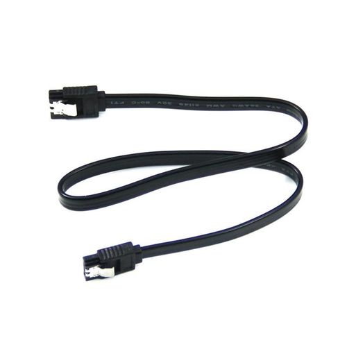 Cble de donnes SATA 3.0 vers disque dur SSD, 40cm de haut, 0.6 go, 1 pice, ligne de donnes SATA 3.0 vers disque dur, adaptateur de donnes noir, N2G0