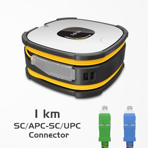 Cble de lancement OTDR fibre 1000/2000M monomode SC/FC Test rallonge temps rflectomtre liminateur de Zone morte 1km 2km - Type 1km SCA-SCU