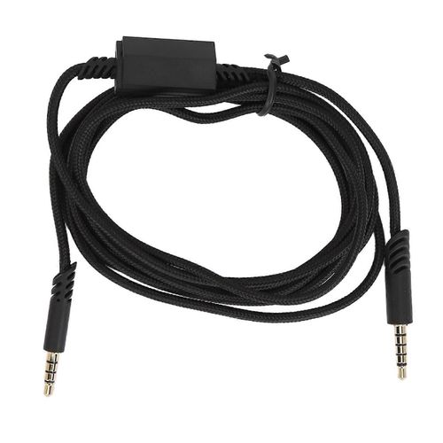 Cble de remplacement pour casque de jeu avec interrupteur de commande silencieux pour Logitech pour ASTRO A10 A40 A40 TR Noir