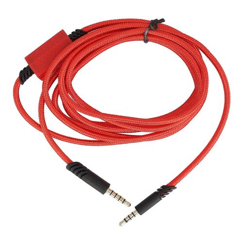 Cble de remplacement pour casque de jeu avec interrupteur de commande silencieux pour Logitech pour ASTRO A10 A40 A40 TR Rouge