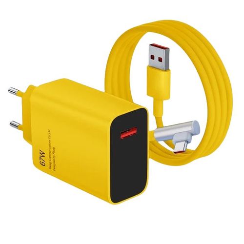 Cble De Tlphone  Charge Rapide Usb A Vers Type C,Chargeur Rapide 67w,Xiaomi 14 13 12 11 Pro Ultra Lite,Redmi Note 12,Accessoires - Type Eu Charger And 1m