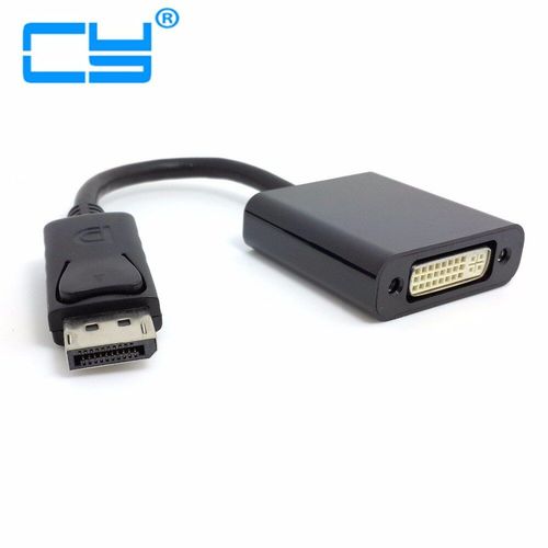 Cble Displayport vers DVI adaptateur DP vers DVI I, connecteur DP vers DVI pour ordinateur graphique, affichage DELL