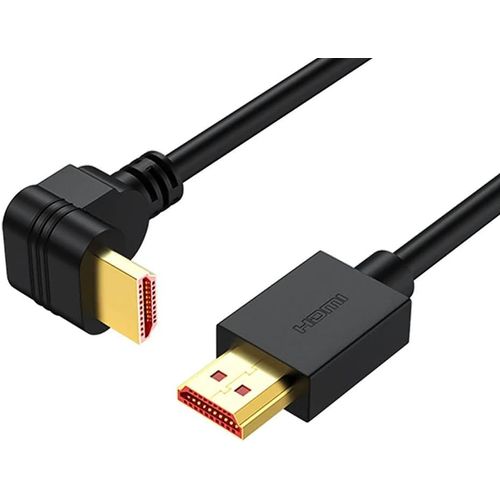 Cble Hdmi Ethernet Coud|Contacts Dors|Audio|Support Multifonction|Haute Dfinition|Angle 270|Compatible 2 Mtres