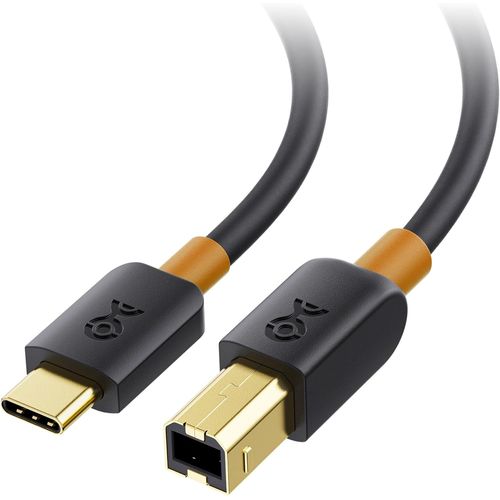 Cable Imprimante Usb C 2M (Cable Usb B Vers Usb C, Cble Usb Type C Vers B Pour Imprimante) En Noir[ADA06755]