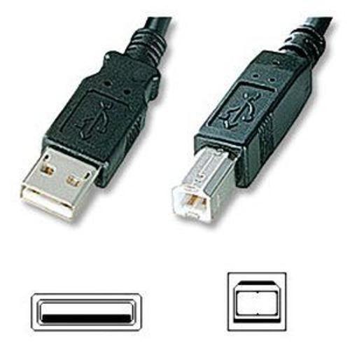 Cable Imprimante USB HP C6518a pour Scanjet, OfficeJet, Inkjet, Picturemate, Photosmart, Laserjet, Deskjet All in One 1 Monolaser Scanjet Laser Digital sender