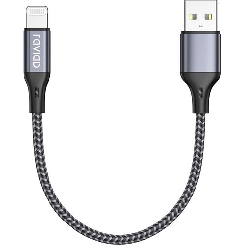 Cble Iphone Chargeur Iphone Court 30cm [Certifi Mfi] Fil Lightning Nylon Tress Ultra Rsistant Pour Iphone 14/13/12/11/Pro Max/Pro/X/Xs/Xr/8/8 Plus/7/7 Plus/6s/6s Plus/6/6 Plus/Se/5s- Gri.[V792]