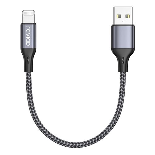 Cble Iphone Chargeur Iphone Court 50cm [Certifi Mfi] Fil Lightning Nylon Tress Ultra Rsistant Pour Iphone 14/13/12/11/Pro Max/Pro/X/Xs/Xr/8/8 Plus/7/7 Plus/6s/6s Plus/6/6 Plus/Se/5s- Gris
