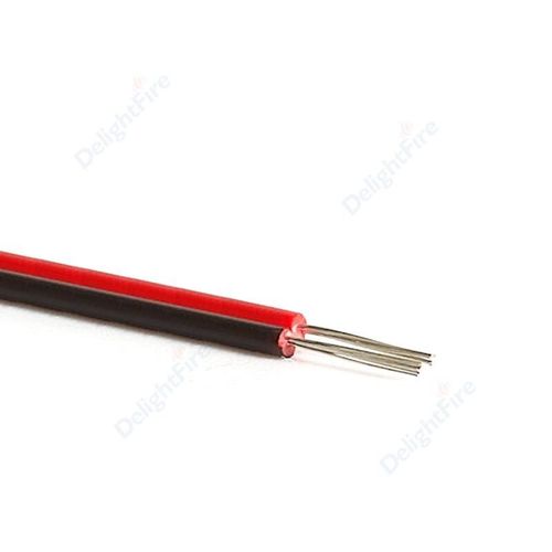 Cble Led lectrique Flexible,Fils lectriques,Rallonge Pour Ws2812b,Ws2813,5050,Bande Led Rgbw,2 Broches,3 Broches,4 Broches,5 Broches,18 Awg,20 Awg,22awg,10m - Type 2pin Red-22awg-3a