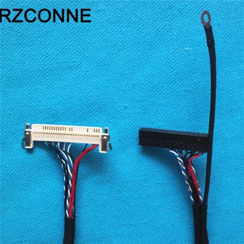 Cble LVDS 60 broches simple 8 bits 60cm, alimentation droite Samsung, moniteur tlvision LCD gran taille FIX-30P-D8 Nipseyteko