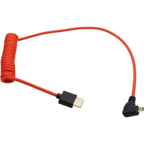 Cble Micro Hdmi Vers Hdmi 4K 8K 60P Pour Atomos Ninja V Inferno Smallhd Cine Indie Monitor Canon R6 Mark Ii R5 C R8 Sony Zve10 A7C A7R4 A7S2 Pana S5 S9 Gh4 Coud  Gauche 50 Cm[HDM5231398]