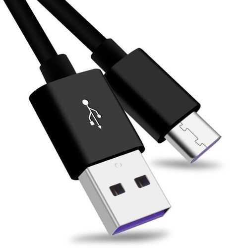 Cble Micro USB 5A de Type C de 2m pour recharge rapide et transfert de donnes, cordon de chargeur pour tlphone portable, compatible avec Huawei P20 Mate9 Mate10 Xiaomi