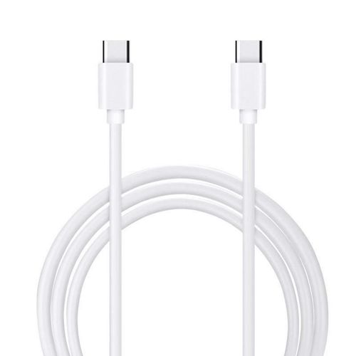 Cble Micro USB Type C vers Micro USB Type C - 1 mtre HDEO Blanc