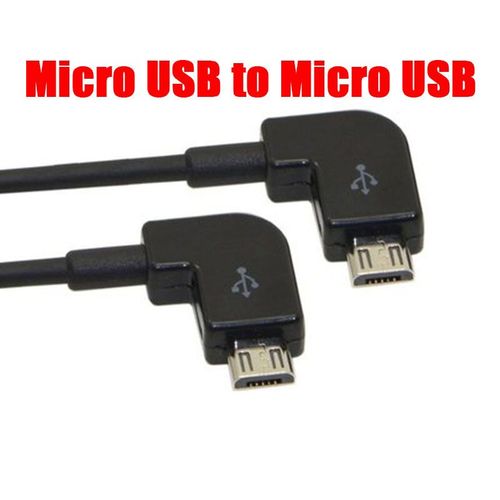 Cble Micro USB vers type-c UVA de 30CM pour tlcommande,cble d'alimentation OTG/type-c vers IOS pour tlphone Iphone/Samsung/Xiaomi/Huawei - Type Micro USB to USB-30CM