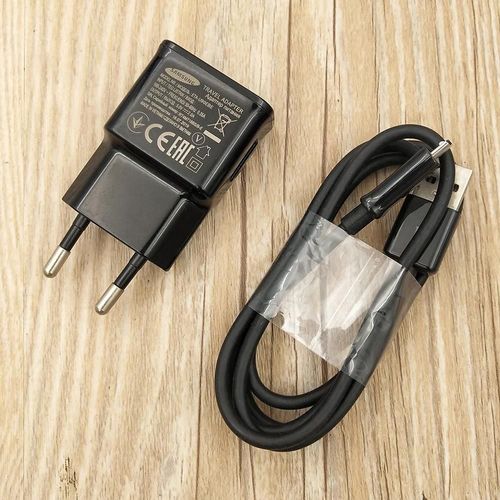 Cble Noir Eu 1m - Chargeur Mural S7 Edge 5v/2a, Cble De Donnes Micro Usb, Pour Samsung Galaxy S6 Edge Note 4 5 J3 J5 J7 A3 A5 A7 2016 C9 C7