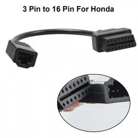 Câble OBD2 pour Honda, adaptateur 3 broches à 16 broches, outil de  Diagnostic Compatible, nouvelle offre spéciale