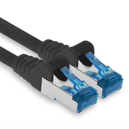 Cble patch - 1,5 m Ethernet, rseau, cble LAN CAT6a (pour rseaux gigabit, routeurs, commutateurs, modems avec entre RJ45