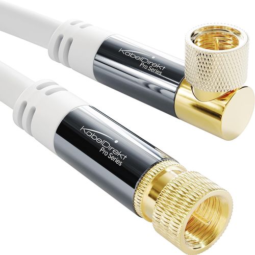 Cble Satellite & Antenne TV, Coaxial - angle 90/droit