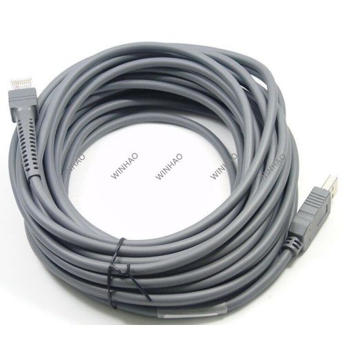 Cble USB 10M pour Scanner de codes-barres, avec puce amplificateur de bande, pour LS1203 LS2208 LS4208 LS3008 CBA-U01-S07ZAR Z17