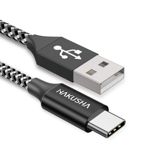Cble USB C, [1M] Cble de charge rapide en nylon USB Type C pour Android Samsung Galaxy S21 Ultra,Note 20,Z Fold 3,Huawei P50,Mate 40,MateBook,Xiaomi 11,OnePlus,Google Pixel 5,Realme.[T60]