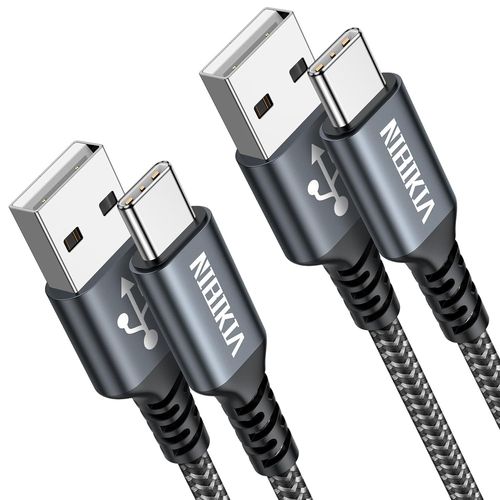Cable Usb C [3m /Lot De 2] Cble Usb C Charge Rapide 3.1a Fil Chargeur Type C Tress Cble Usb Vers Usb C Pour Samsung Galaxy S22 S21 S20 S10 S9 S8 Plus,Note 10 9 8,A71 A53 A33 A20 Usw