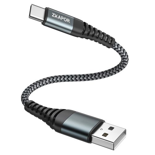 Cble Usb C Court 15cm,Cable Usb C Charge Rapide 3a Nylon Tress Chargeur Type C Pour Iphone 15/15 Pro Max,Samsung Galaxy S23/S22/S21/S10,Note 10,Huawei P40/P30,Google Pixel
