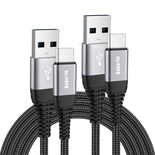Cble USB C de charge rapide [2 Pack 2 M] Cble de chargeur USB Type C pour Android Samsung Galaxy S22 S21 S20 Plus Ultra FE 5G Mobile,Note 20,Z Fold 3,Xiaomi Mi A2 A3,Sony Xperia XZ