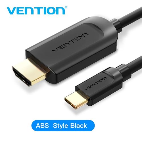 Cble USB C HDMI 4K 60Hz HDMI Type C vers HDMI 2.0 pour MacBook Samsung Galaxy S10/S9 Huawei Mate 20 P20 Pro Adaptateur Thunderbolt 3, Noir - 1,5 m
