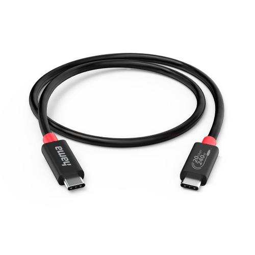 Cble USB-C, marq. lec., USB4 Gen2, 20 Gbit/s, 5 A, 240 W, 2,00 m