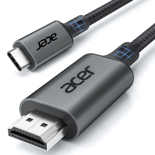 Cble Usb C Vers Hdmi 4K@60Hz 2M, Cable Thunderbolt 4 3 Type C Hdmi 2.0 Compatible Avec Iphone 16 Plus Pro Max 15 Macbook Pro Air Surface Pro 10 Ipad Pro Air Galaxy S24 Ultra[GBP6274766]